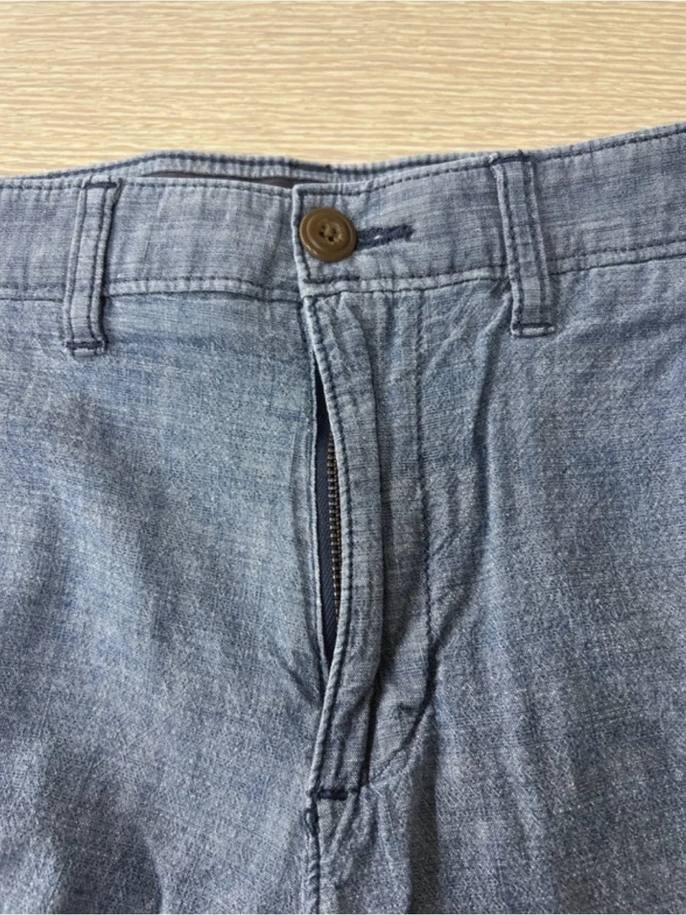Sonoma Men's Light Blue Chambray Shorts